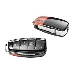 Audi 83A071208A Key Cover Q3 Original Key Cover Pulsorange/Brilliant Black