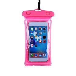 EKSEDTS Bolsa impermeable de Smartphone Bolsa de Teléfono Impermeable Bolsa de Teléfono Subacuática, también viene con Correa para el Cuello