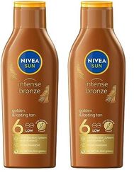 Lozione solare al carotene SPF 6, 200 ml (Confezione da 2)