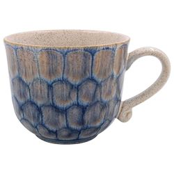Lesser & PAVEY Elements Reactive Glaze Mug - Blue for Home & Kitchen | Stylish Ceramic Mugs for Tea & Coffee | Lovely Cup Set for Mens Gifts & Birthday Gifts for Women