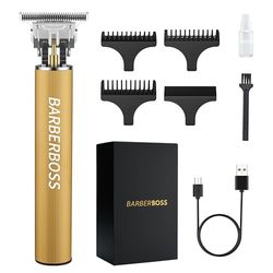 BarberBoss Professionale Barba Trimmer Uomini & Tagliacapelli Uomo: Tagliacapelli per Uomo Taglio di capelli, Trimmer di precisione degli uomini Dettaglio Trimmer QR-2069