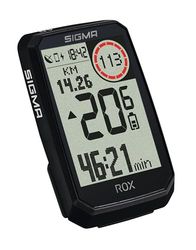 SIGMA ROX 4.0 Endurance Black Sensor Set | Ordinateur de vélo GPS sans Fil INCL. 3 capteurs & OVERCLAMP Butler | 41 h d'autonomie de la Batterie| Compatible avec Les vélos électriques