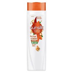Sunsilk, Shampoo Olio d’Argan e di Mandorle, per Capelli Fragili e Sciupati, Formula Nutriente e Rinforzante, con Olio d'Argan e di Mandorle Biologico, Senza Siliconi, 250ml