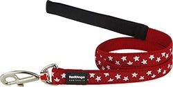 Rode Dingo Desinger hond witte sterren, Lood, S, Rood