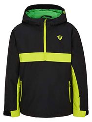 Ziener Absalom Junior Veste de ski pour garçon | imperméable, coupe-vent, chaud, Fille, 207901, noir, 104