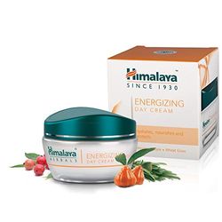 Himalaya Energizing Day Cream Revitalizes Skin Cells, Retains Skins Youthfulness, Hydrates and Energizes Skin, Fornece proteção UV SPF30, Moisturizes e Boost Glow, 50 g