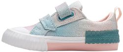 Clarks FoxingBrill T, meisjessneaker, pastel, 23 EU, Pastel., 23 EU