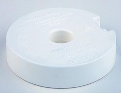 APS Cooler, élément de refroidissement, blanc, refroidisseur rond en plastique, 10,5 x 10,5 cm, rempli de liquide de refroidissement, non toxique, à congeler simplement dans le compartiment congélateur, réutilisable indéfiniment.