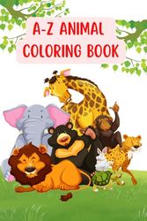 A-Z Animal Fun: Animal Coloring Book