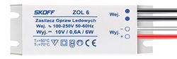 Skoff Power Supplier, 10 VDC / 6 W ZL-006-C-1