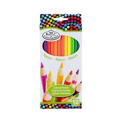 Couleurs Fluo Pencils-12/Pkg par Royal Brosse