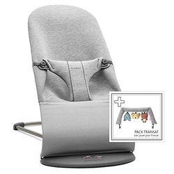 BabyBjörn 606072 babywip Bliss, 3D Jersey, lichtgrijs, zachte vrienden, meerkleurig
