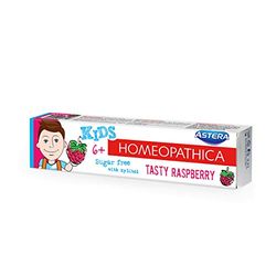 Aroma, Dentifrice Astera Homeopathica Kids 6+, Framboise savoureuse, 50 ml