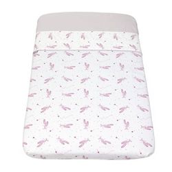 Chicco Set 2 Pezzi Lenzuola Culla N2M, 100% Cotone, Compatibile Chicco Next2Me e Con Materassi Da 50x83 cm, Lenzuolo Superiore e Lenzuolo Con Angoli, 0 Mesi +, Rosa