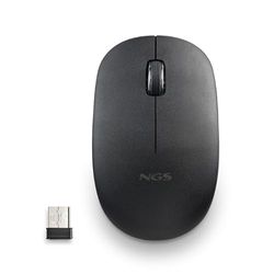 Ratón - óptico, inalámbrico, Color Negro, diseñado para notebooks, con conexión USB, Alta precisión y diseño ergonómico.*
