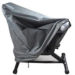 Mini Lustrous Copertura per cyclette, copertura per bici da interno per bici da fitness, per casa, palestra, allenamento, bici, bici da allenamento, copertura per esterni, grigio
