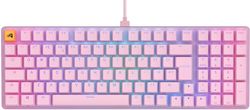 Glorious Gaming GMMK 2 Full Size (96%) - Clavier de jeu mécanique, cadre aluminium, personnalisable, capuchons de touches doubleshot, switches Glorious Fox, RGB, Disposition QWERTY anglais - Rose