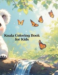 Koala Coloring Book for Kids: Fun and educational activity book with 39 simple cute KOALA bear illustrations for kids