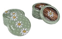FACKELMANN - Coperchio in lamiera stagnata, Multicolore, Diametro: ca. 8,5 cm