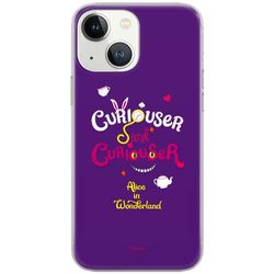ERT GROUP mobiltelefonfodral för Iphone 13 MINI originalt och officiellt licensierat Disney mönster Alice 009 Vit optimalt anpassad till formen på mobiltelefonen, fodral tillverkad av TPU-plast