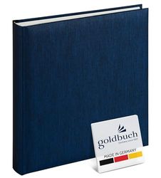 Goldbuch Album Photo, Summer Time, 25 x 25 cm, 60 Pages avec Feuillet Cristal, Bleu, 25x25 cm
