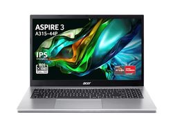 ACER Aspire 3 A315-44P-R75B Ordinateur Portable 15,6" FHD LCD - AMD Ryzen™ 5 5500U - 16 Go RAM DDR4-512Go PCIe NVMe SSD- Windows 11- Clavier AZERTY (Français), Laptop Gris, 15"