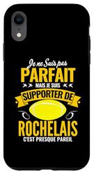 Coque pour iPhone XR Rochelais Rochelle Rugby Je Suis Supporter Rochelais