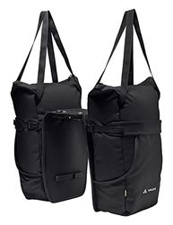 VAUDE TwinShopper Bicycle Bag with Practical Shopping Option, 44 Litres, Includes Rain Cover