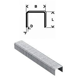 Bosch 1 609 200 368 - Grapa de alambre fino tipo 53 - 11,4 x 0,74 x 14 mm (pack de 1000) + Bosch 2 609 255 820 - Grapa tipo 53 (pack de 1000)