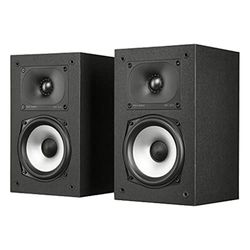 Polk Audio Monitor XT15 Enceinte Compacte Hi-FI, Certifiée Hi-Res, Compatible Dolby Atmos et DTS:X, Enceinte Stéréo et Surround (Paire) - Noir