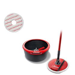 Vileda Spin & Clean Sistema Lavapavimenti con 2 Panni Ricambio SpinMop