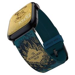 Harry Potter – Marauder’s Map Correa de reloj Smartwatch - Con licencia oficial, compatible con todos los modelos y tamaños de Apple Watch (Apple Watch no incluído)