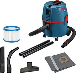 Bosch Professional GAS 20 L SFC - Aspirador seco/húmedo (215 mbar, depósito 19 l, manguera 3 m)