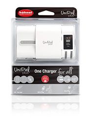Hähnel Unipal Plus - Carregador universal para baterias Li-ion e NiMh (com adaptador de carro de 12 V, USB, indicador de nível de carga, ecrã LCD)