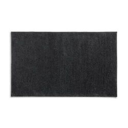 kela Tappetino da bagno antiscivolo 60 x 100 x 1,5 cm, modello Maja, grigio scuro, lavabile, in poliestere riciclato, morbido tappetino da bagno