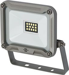 Brennenstuhl LED Light JARO 1050 / LED-strålkastare för utomhusbruk (LED-säkerhetslampa för väggmontage, aluminiumhölje, 10W, IP65) silver