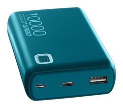 acer Cellularline - Essence Turbo 10000 - Portable Charger 10000 mAh Power Delivery 20 W - Quick Charge - Soft Touch Finish - Green