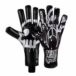 HO Soccer First Evolution III Graffiti Creepy Black Guantes de Portero, Unisex niños, Black/White, 4