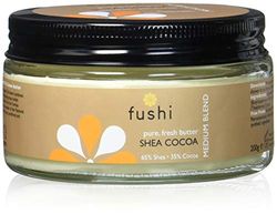 Fushi Shea Cocoa Butter Moisturiser Body Butter Cream | Organic Blend Of Hydrating And Nourishing Butters | Dry Skin Relief | Medium Texture, 200g