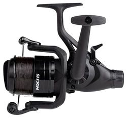 Mitchell MX1 FS Frihjul Baitrunner Style fiskerulle – karpfiske – mässing, rosett, barberar, svart, 6500