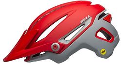 Bell Unisex – volwassenen SIXER MIPS fietshelm, Ridgeline mat Crimson/Grey, S