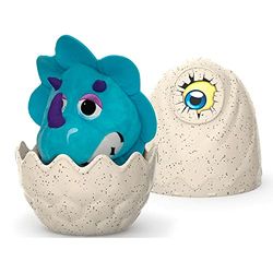 Rocco Giocattoli Crackin Eggs blå dinosaurie plysch