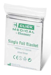 CLICK MEDICAL FOIL BLANKET