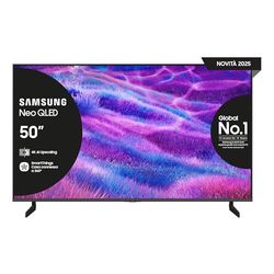 Samsung Smart TV 50'' QE50QN83FAUXZT Neo QLED 4K Mini LED, NQ4 AI Gen2 Processor, 4K AI Upscaling, AI Customization Mode, Dolby Atmos & OTS Lite, Simple Chamfer Design, 2025, 2025 QN83F, 50"