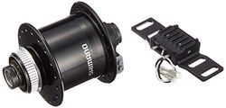 SHIMANO Nexus DH-UR705-3, Dinamo a mozzo. Unisex-Adulti, Nero, 36 buche