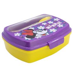 KP Pharma 74409 Food Carriers, Plastic, 1 Liter, Multicolour-Minnie Mouse