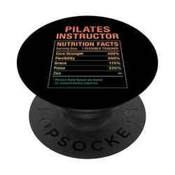 Datos del instructor de pilates PopSockets PopGrip Adhesivo