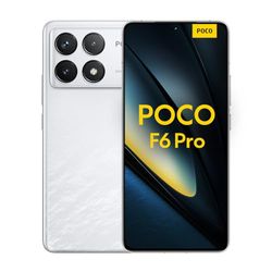 POCO F6 Pro White-Smartphone 12+512GB Snapdragon® 8 Gen 2, 50MP triple camera, 120W HyperCharge, 5000mAh（UK Version+2 Years Warranty）