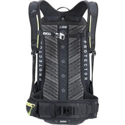 EVOC FR ENDURO BLACKLINE 16L protector rugzak, rugzak voor fietstochten & trails (fietsrugzak, LITESHIELD RUG PROTECTOR & AIR SYSTEM technologie, maat S)