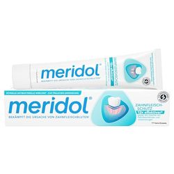 Meridol Dentifrice au Fluorure D'amine et au Fluorure Stanneux, 2 x 75 ml